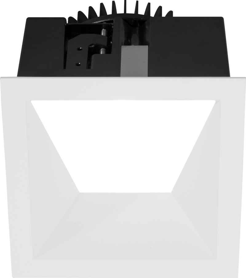 Angled Lens with White Trim